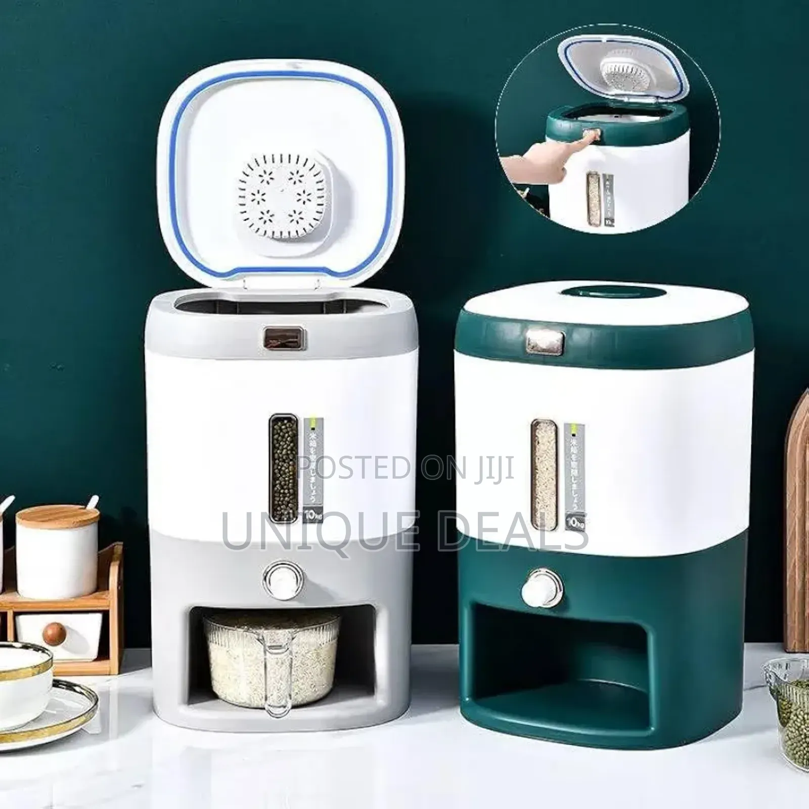 Kitchen Japanese Style Grain Storage