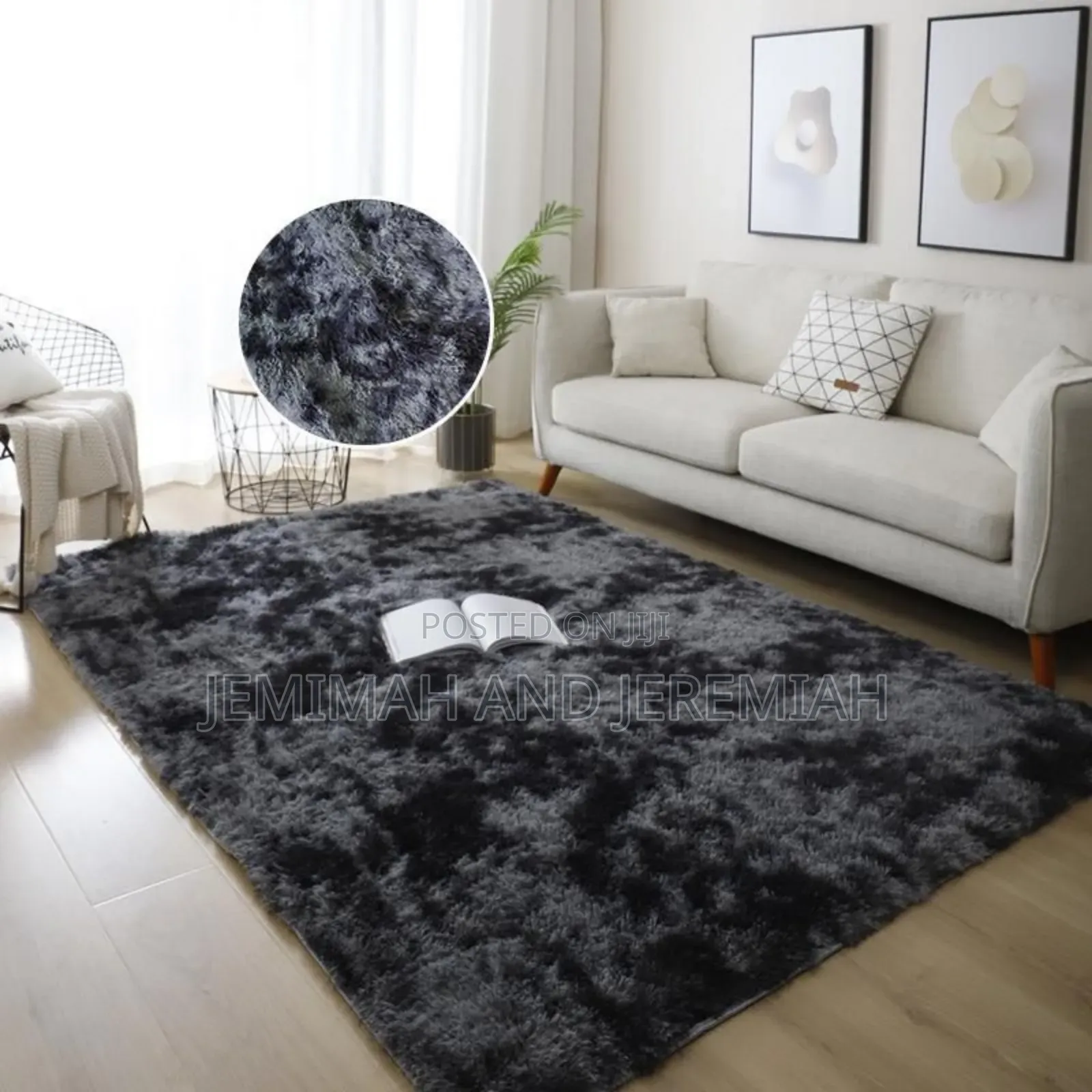 Large Fluffy Carpets (2x2.5)Cm