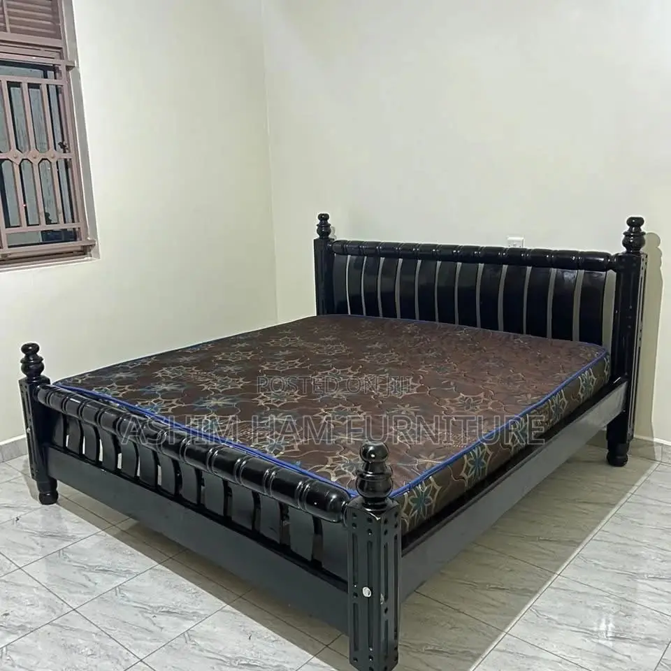 6by6 Black Bed Furniture