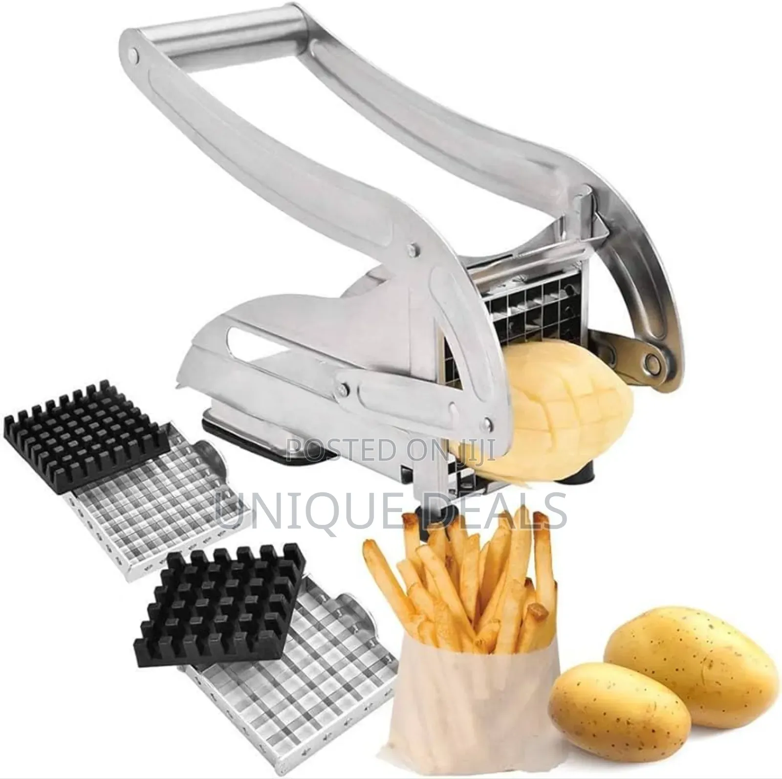 Stainless Steel French Fry Cutter, Vegetable Slicer