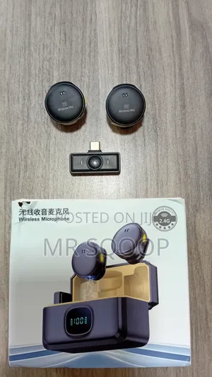 Wireless Lavalier Microphone 2.4g Noise Reduction for Phone