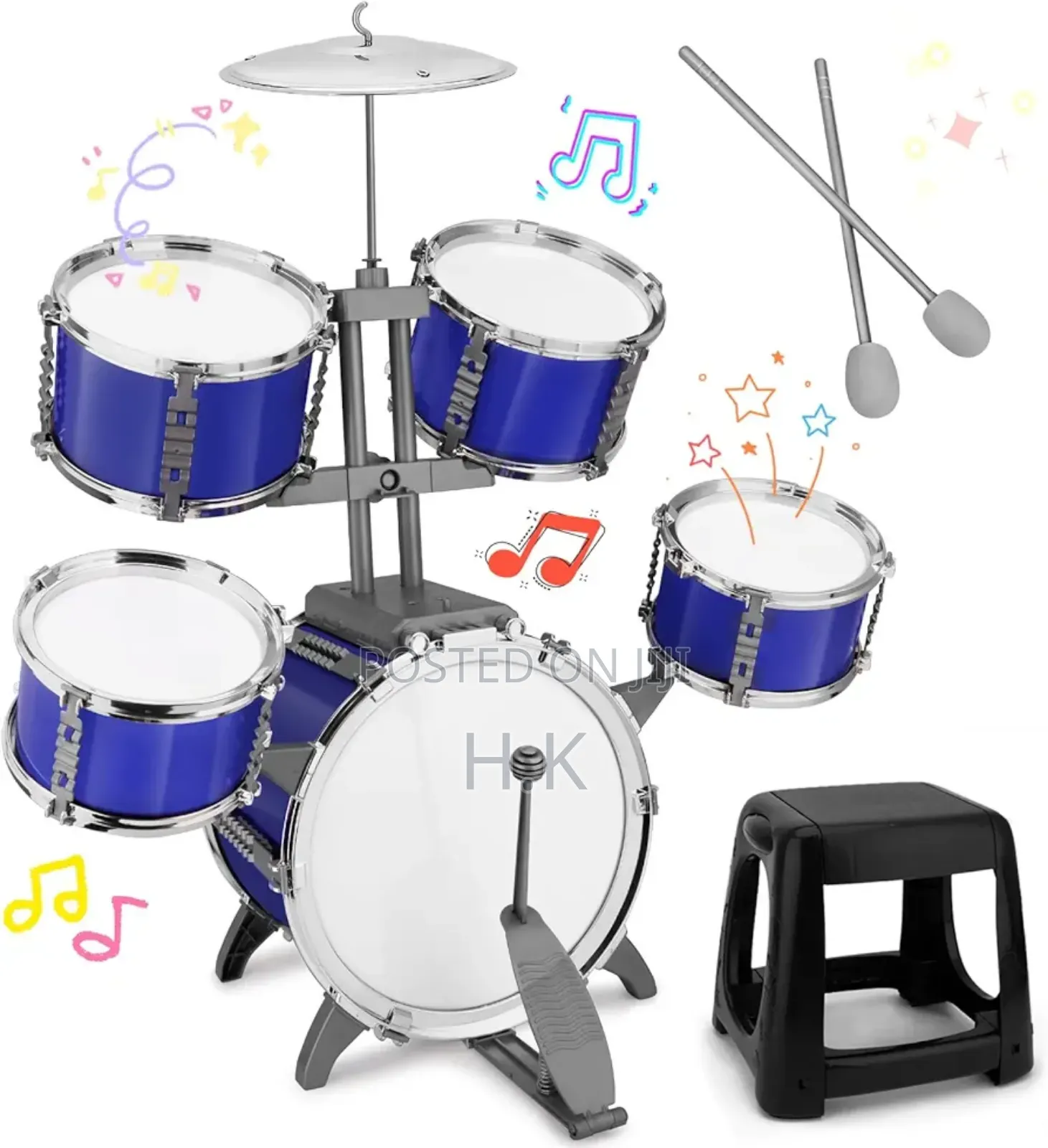 Upgraded Kids Drum Set for Toddlers