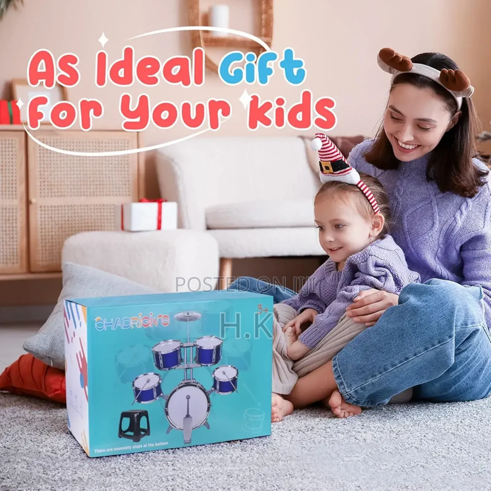 Upgraded Kids Drum Set for Toddlers