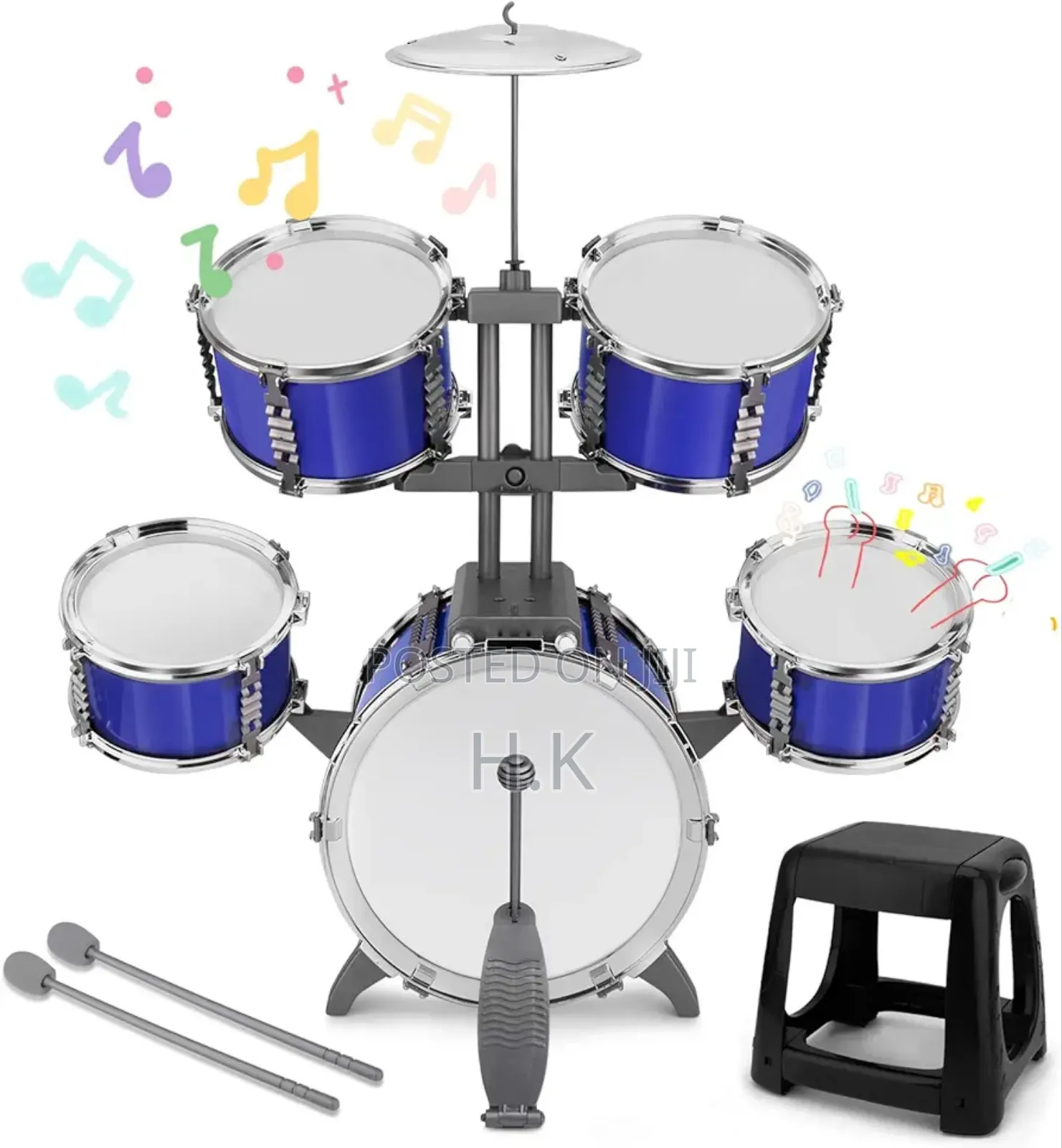 Upgraded Kids Drum Set for Toddlers