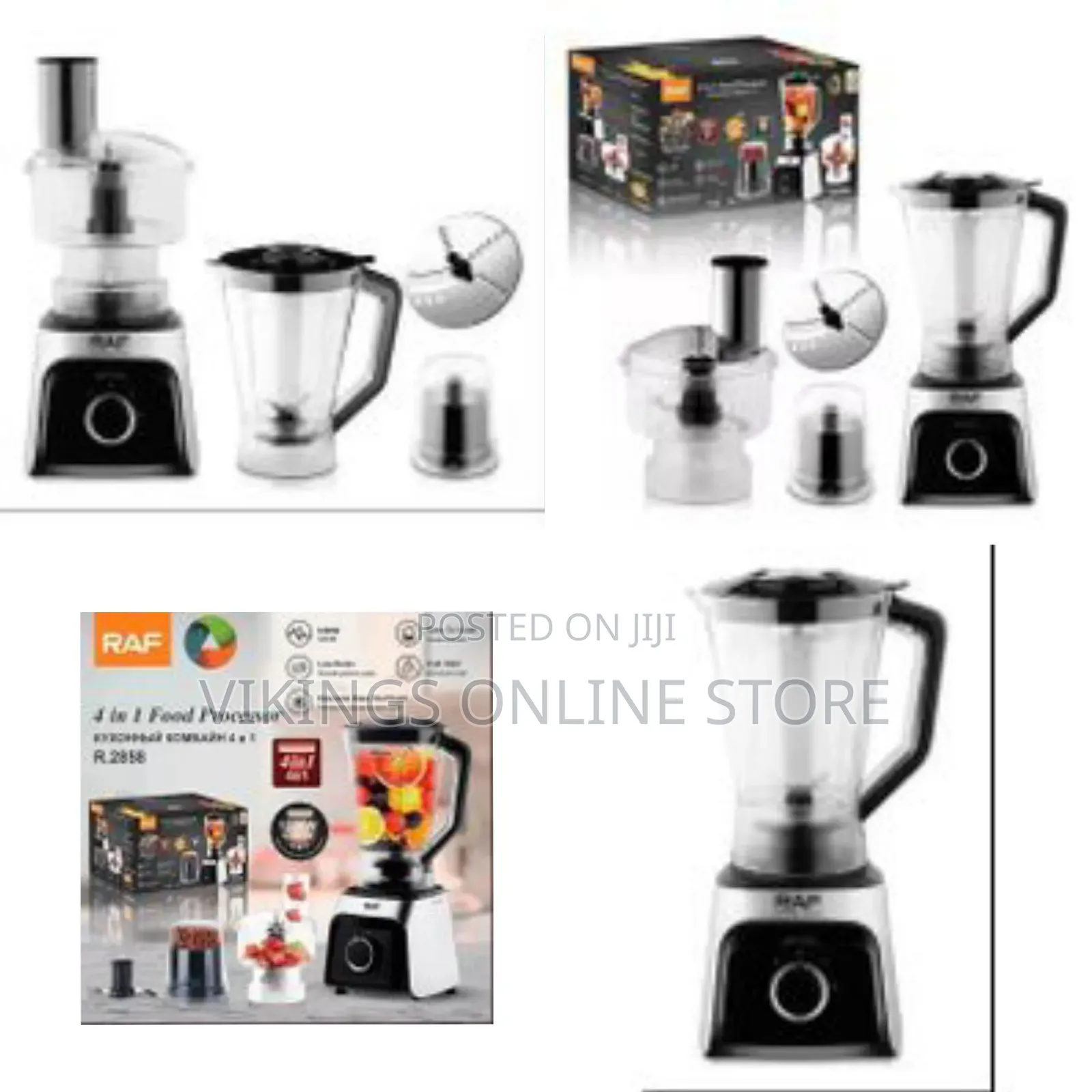 Raf 4 in 1 Electric Powerful Commercial Food Processor With Juicer