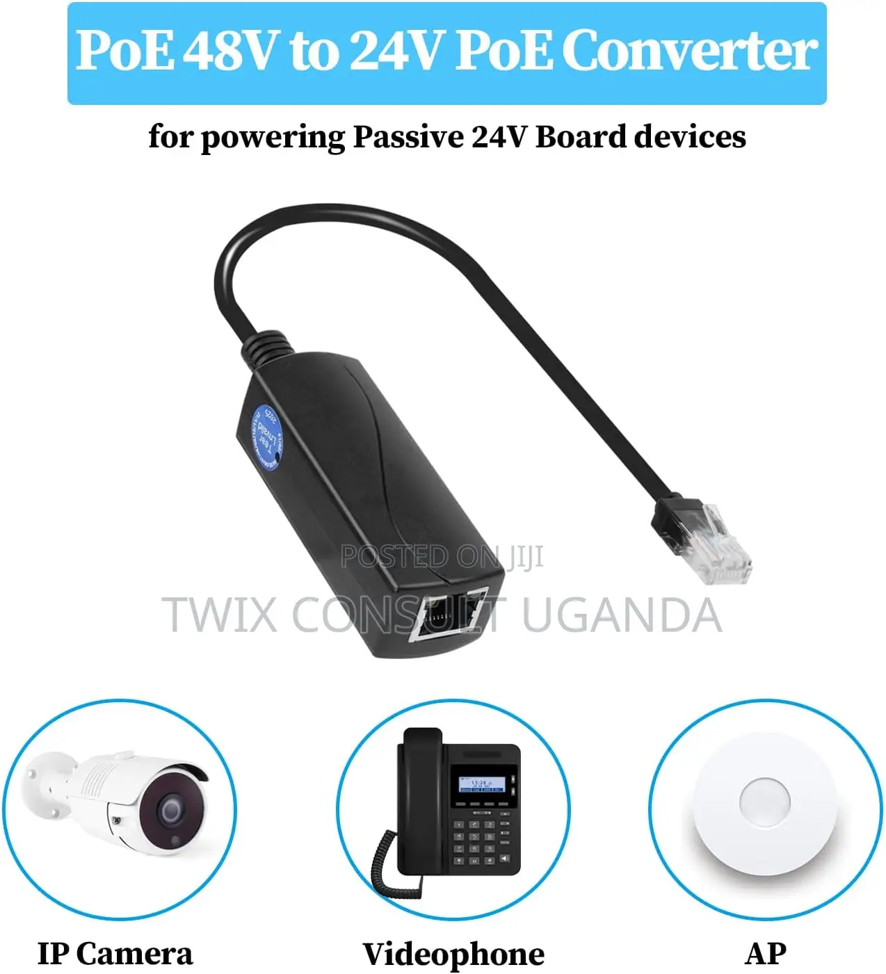 Poe 48v to 24v Poe Converter,