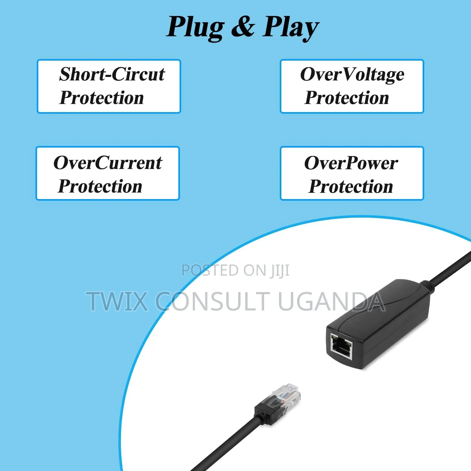 Poe 48v to 24v Poe Converter,