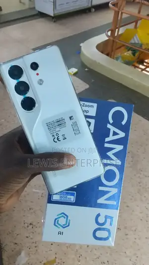 New Tecno Camon 50 256 GB White