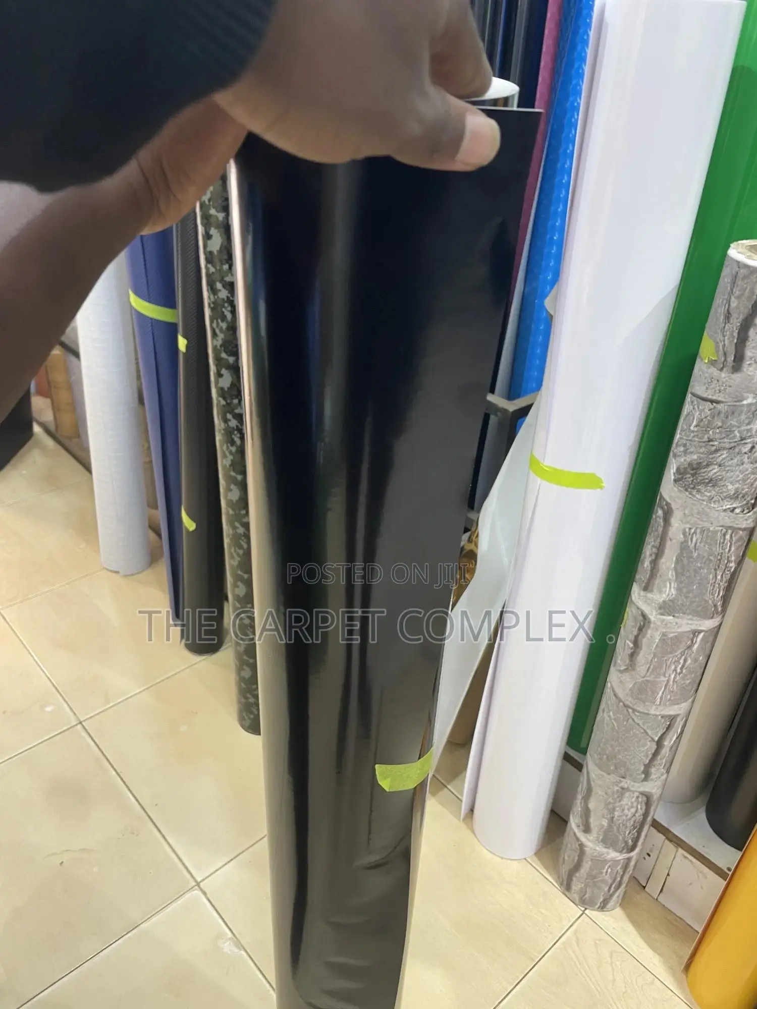 Plain Black Stickers Meter