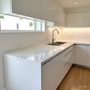 Modern Kitchen Tops – White Granite