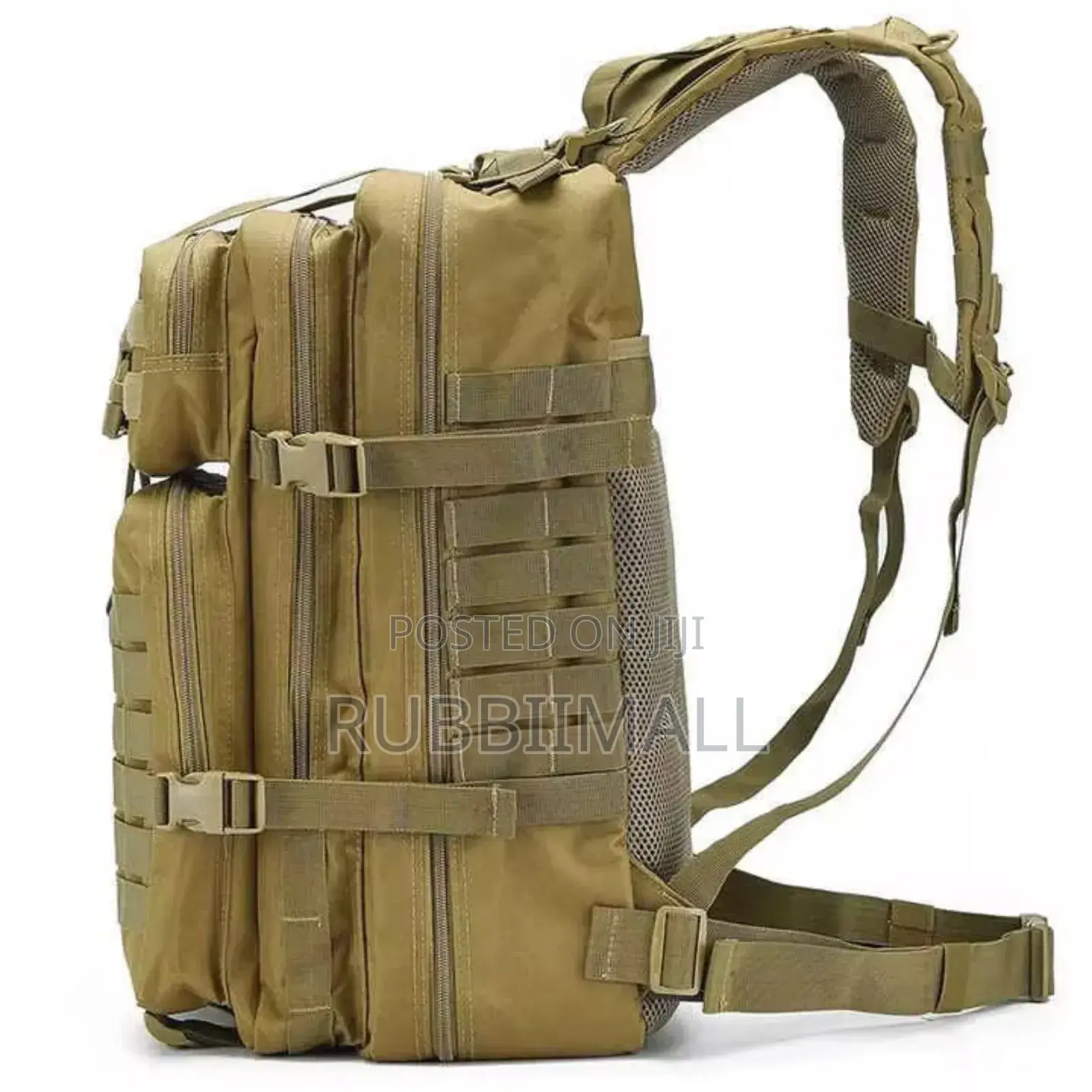 Military Backpack ~ Brown/Black