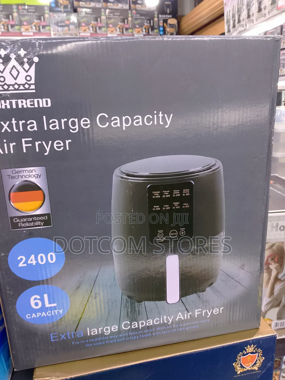 6l Xtrend Xtra Large Capacity Air Fryer.