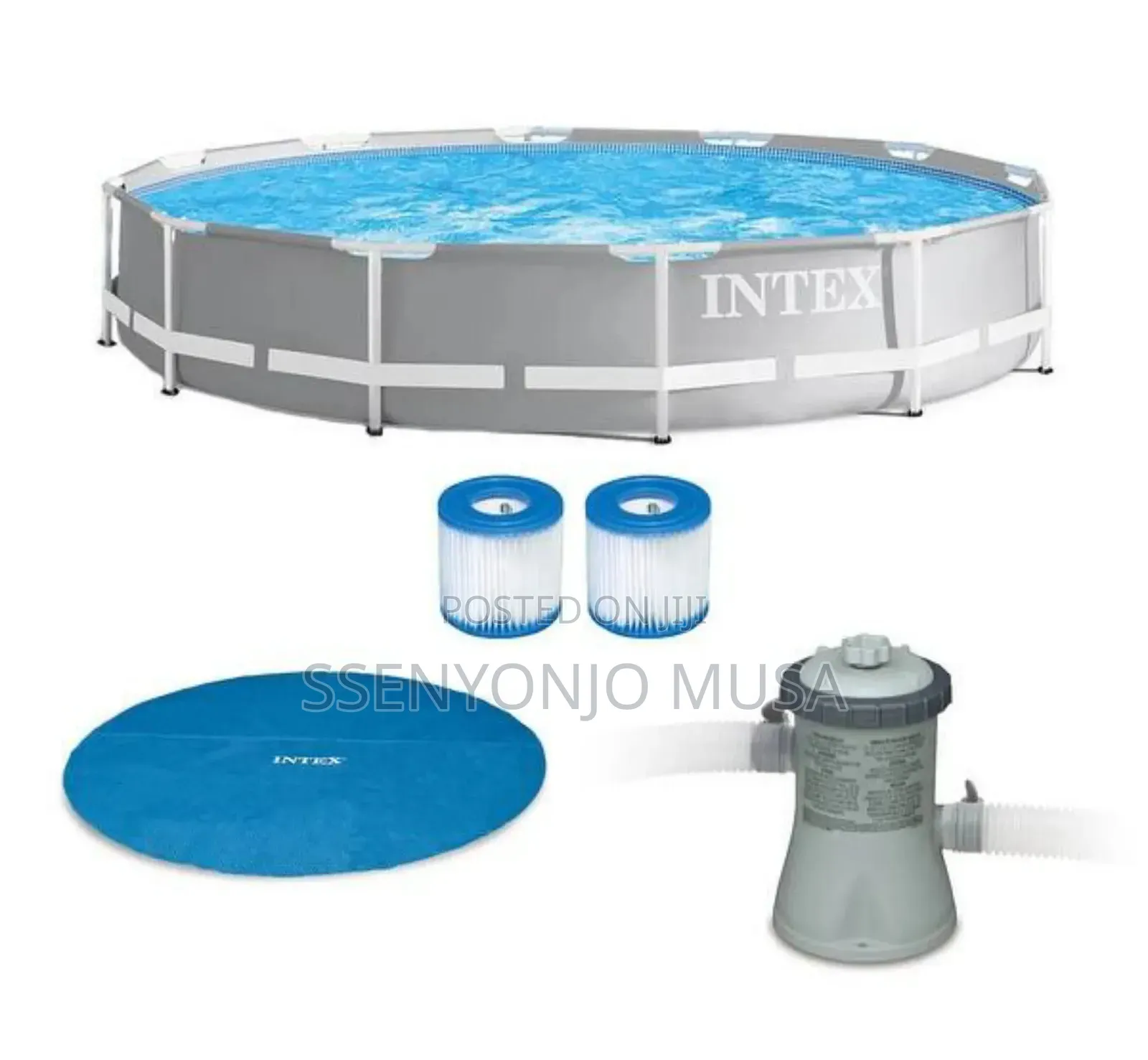 Intex 12ft X 30in Prism Frame Pool | Above Ground Swimming P
