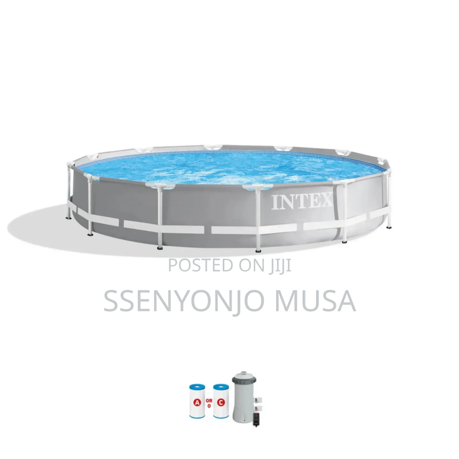 Intex 12ft X 30in Prism Frame Pool | Above Ground Swimming P