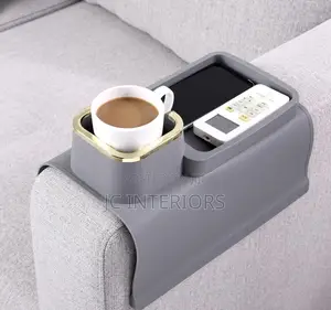 Silicone Sofa Armrest Drink Holder and Tray Organizer for Remote ,