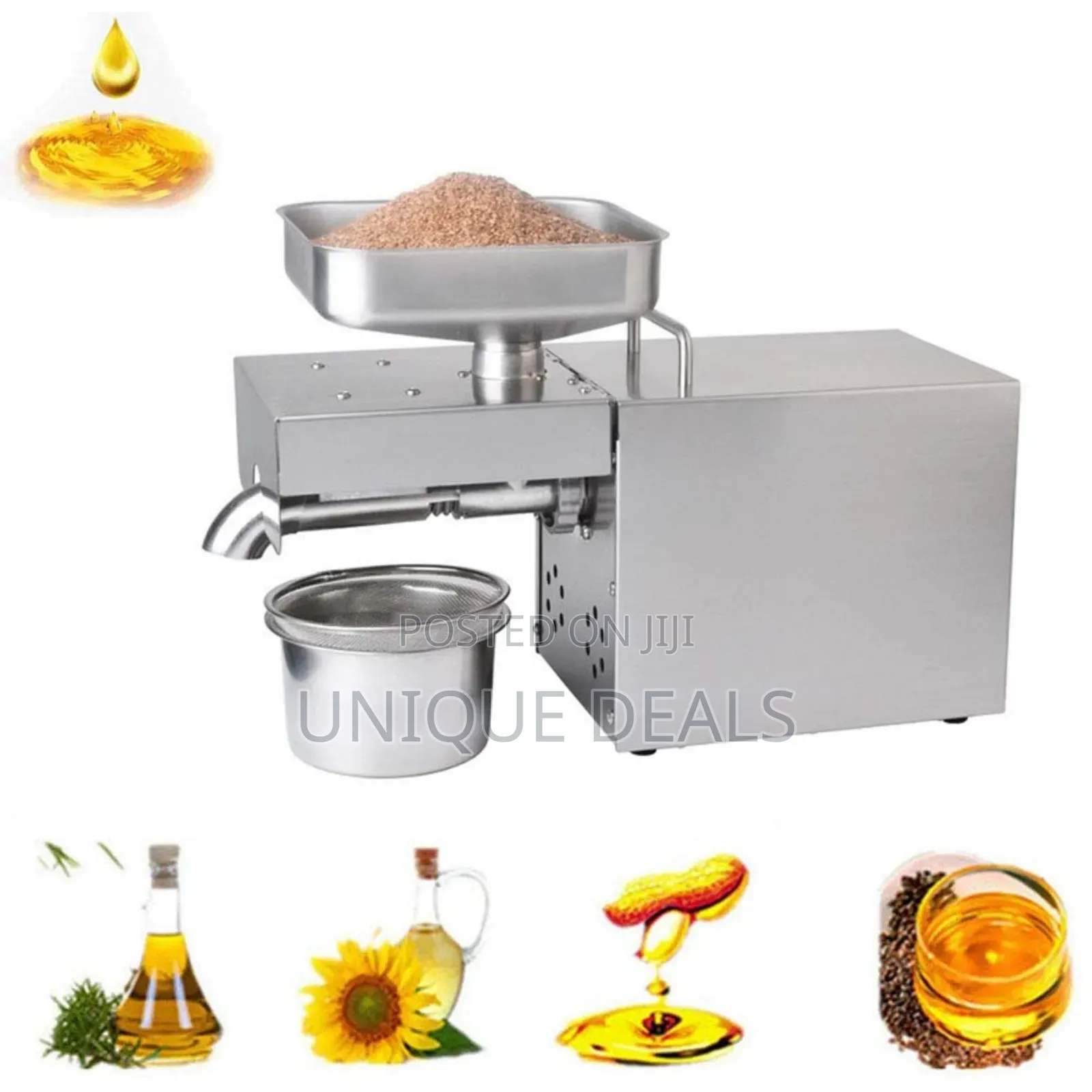 Automatic Oil Press Machine Commercial Stainless Steel Oil Expeller