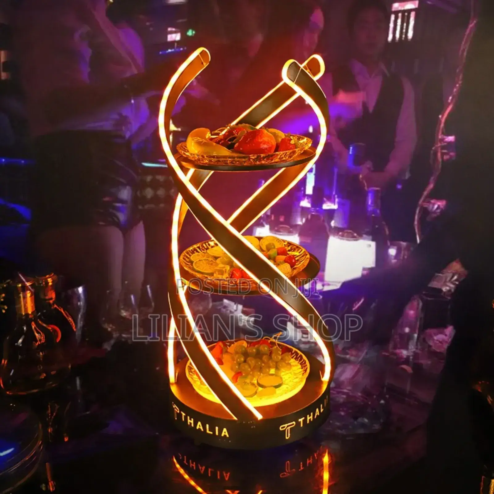 Led Spiral Fruit Plate
