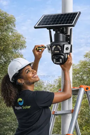 4g Solar CCTV Camera With Panel Outdoor Security Kampala