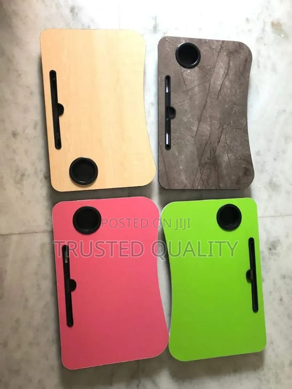 Foldable Laptop Table With Bottle Holder