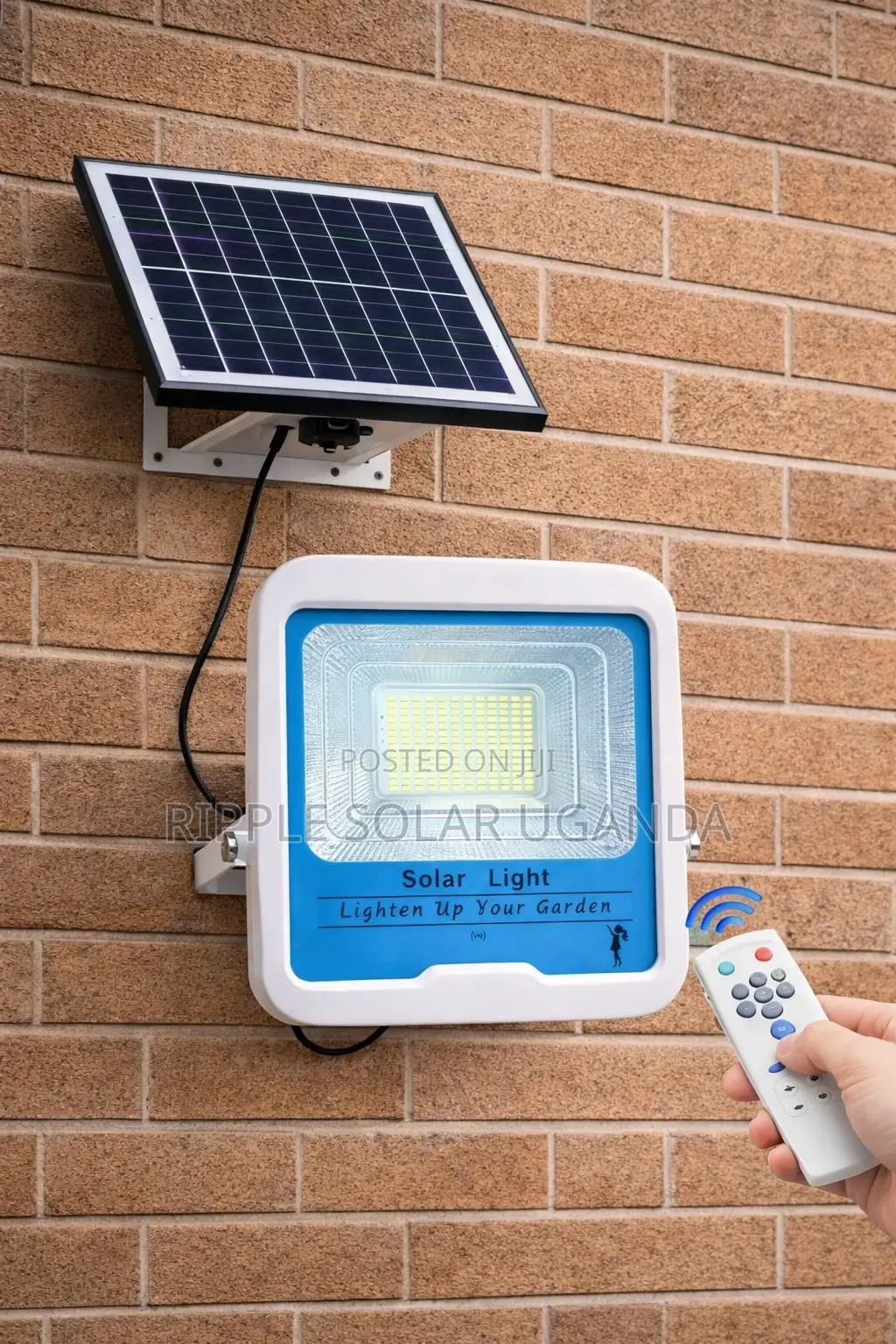 200w Solar Flood Light With Panel & Remote Waterproof Security Kampala