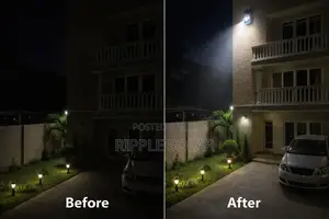 200w Solar Flood Light With Panel & Remote Waterproof Security Kampala