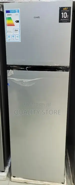 Chiq Double Door Fridge 220 L
