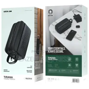 Green Lion Tirana Travel Pouch With Pu Leather Material Delicate