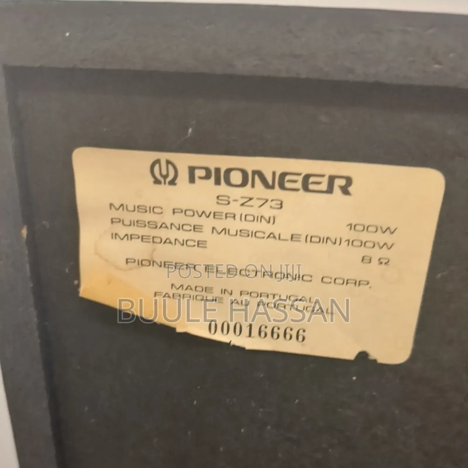 Pioneer Speakers