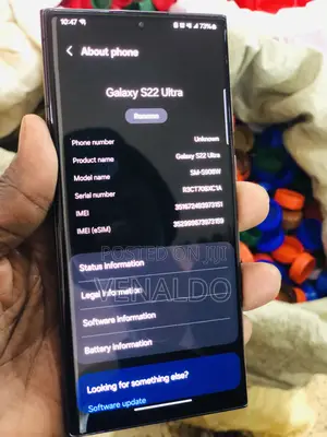 Samsung Galaxy S22 Ultra 5G 128 GB Black