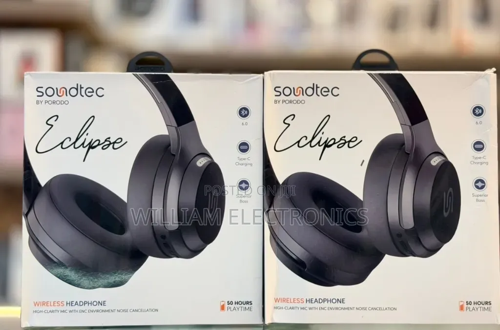 Porodo Soundtec Eclipse Wireless Headphones