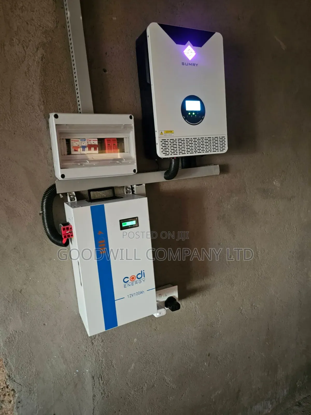 5kwh Lithium Battery 4kva Hybrid Inverter Power Backup System