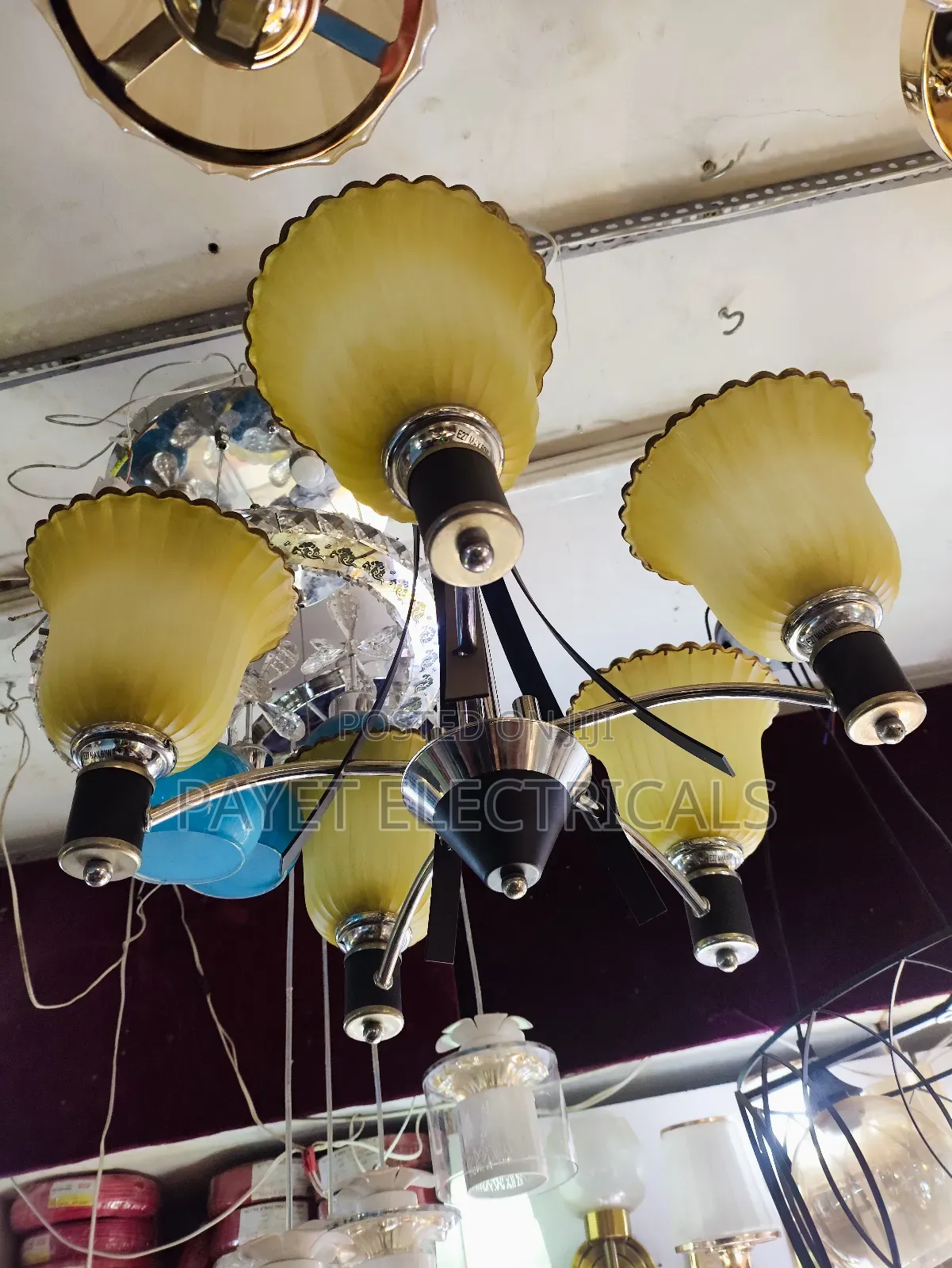 5in 1 Pendant Lamp Holder/ Chandelier