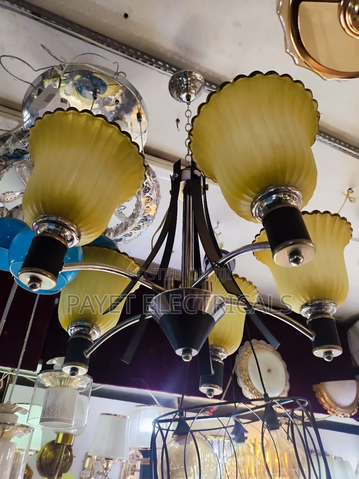 5in 1 Pendant Lamp Holder/ Chandelier