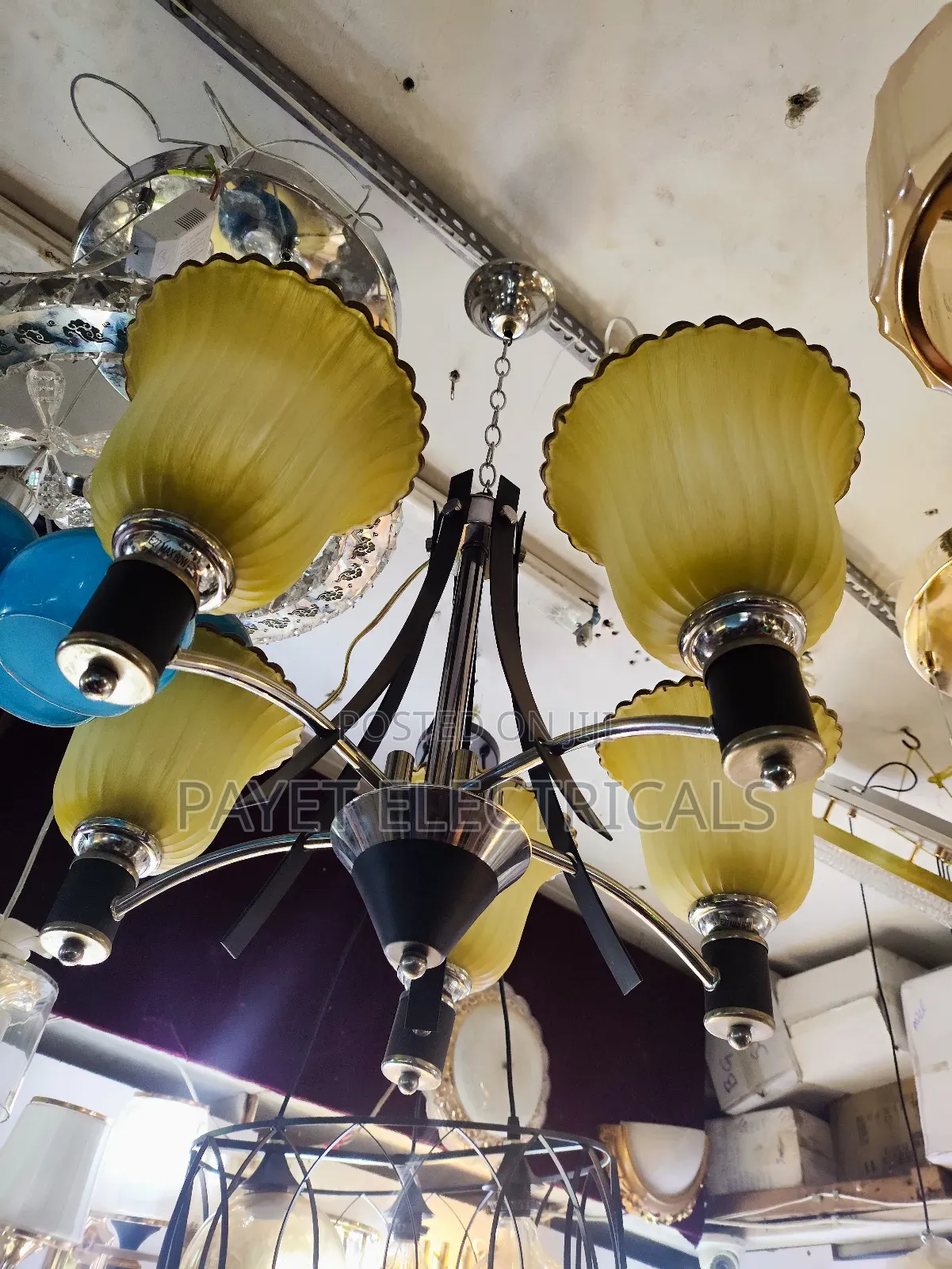 5in 1 Pendant Lamp Holder/ Chandelier