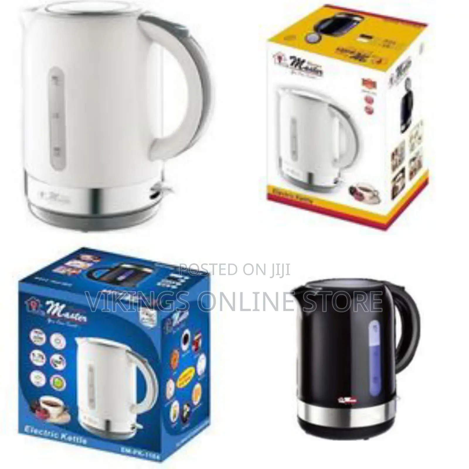 Electro Master 1.7l Plastic Electric Kettle for Boiling Water and Tea