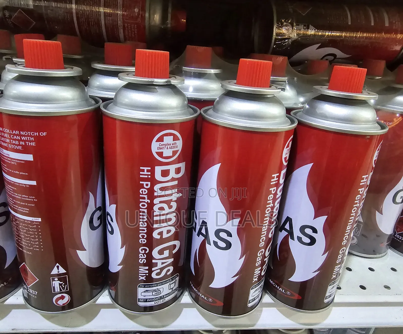 Pack of 4 Butane Gas Canisters
