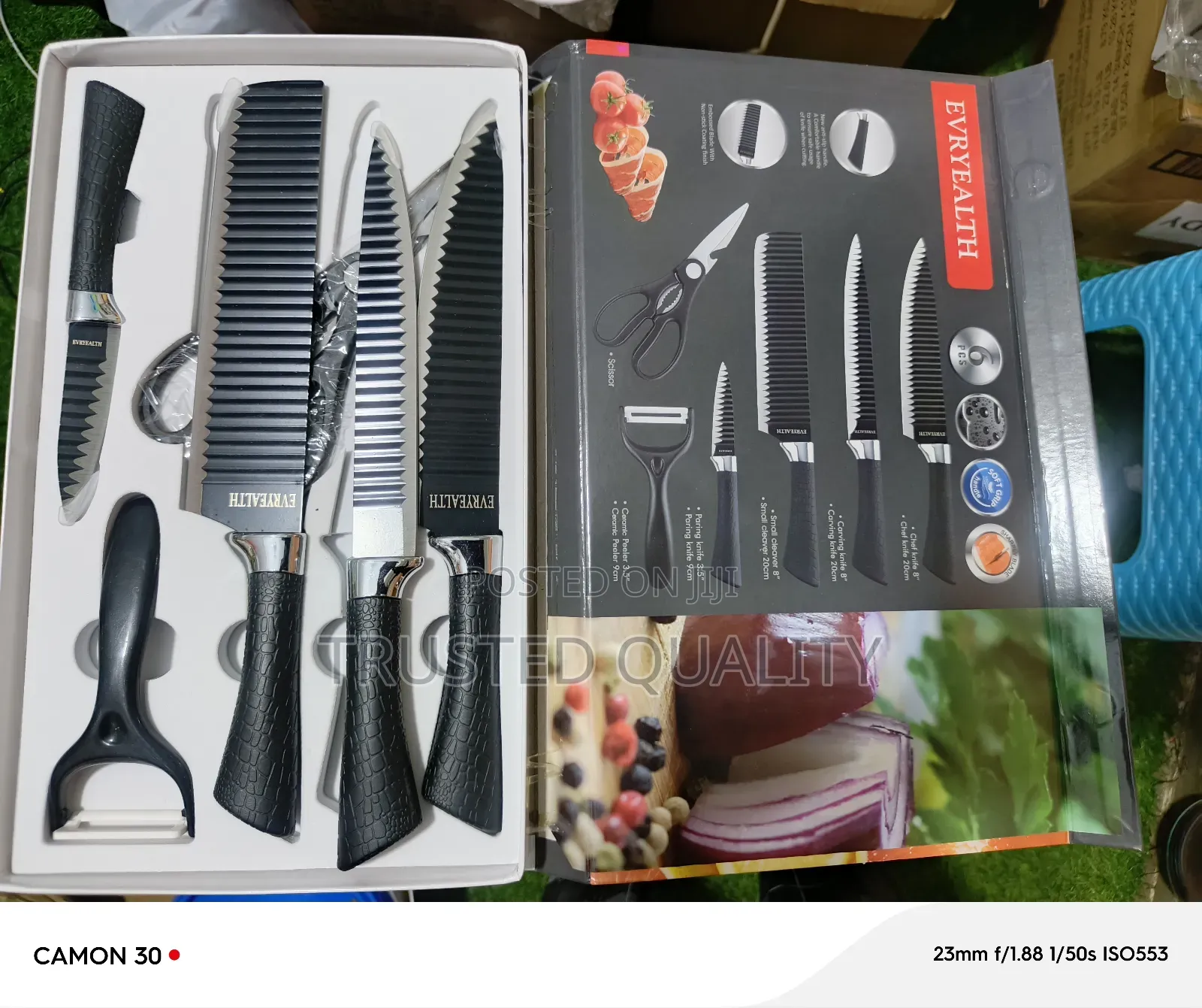 6 Piece Kitchen Knife Set