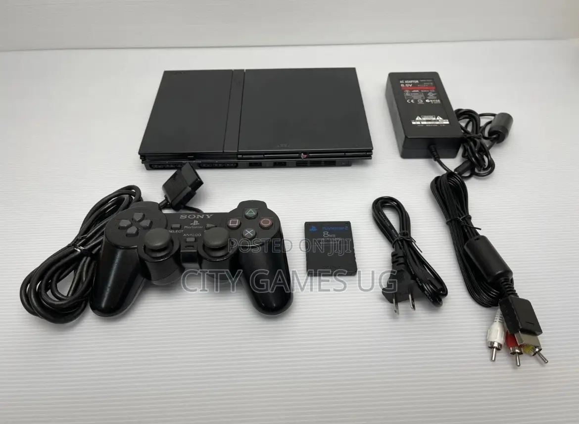 Sonyplaystation 2 Ps2 Console Complete Set With Games and Accessories