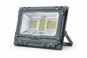 500w Solar Flood Light Waterproof Outdoor Security Lamp With Panel