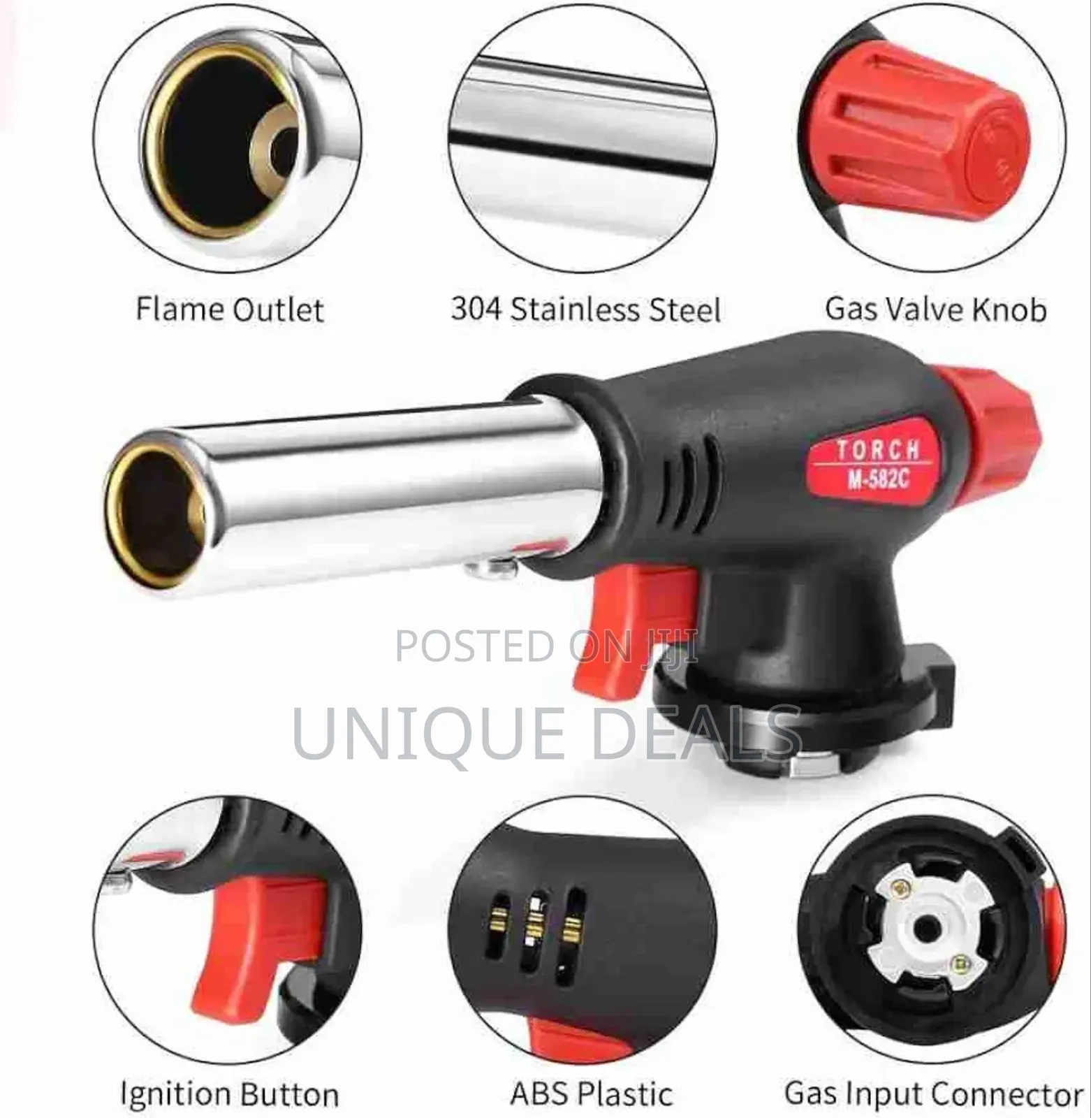 Barbecue Blow Torch for Resin Art Pour Painting Artists Burner Welding