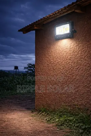 500w Solar Flood Light Waterproof Outdoor Security Lamp With Panel