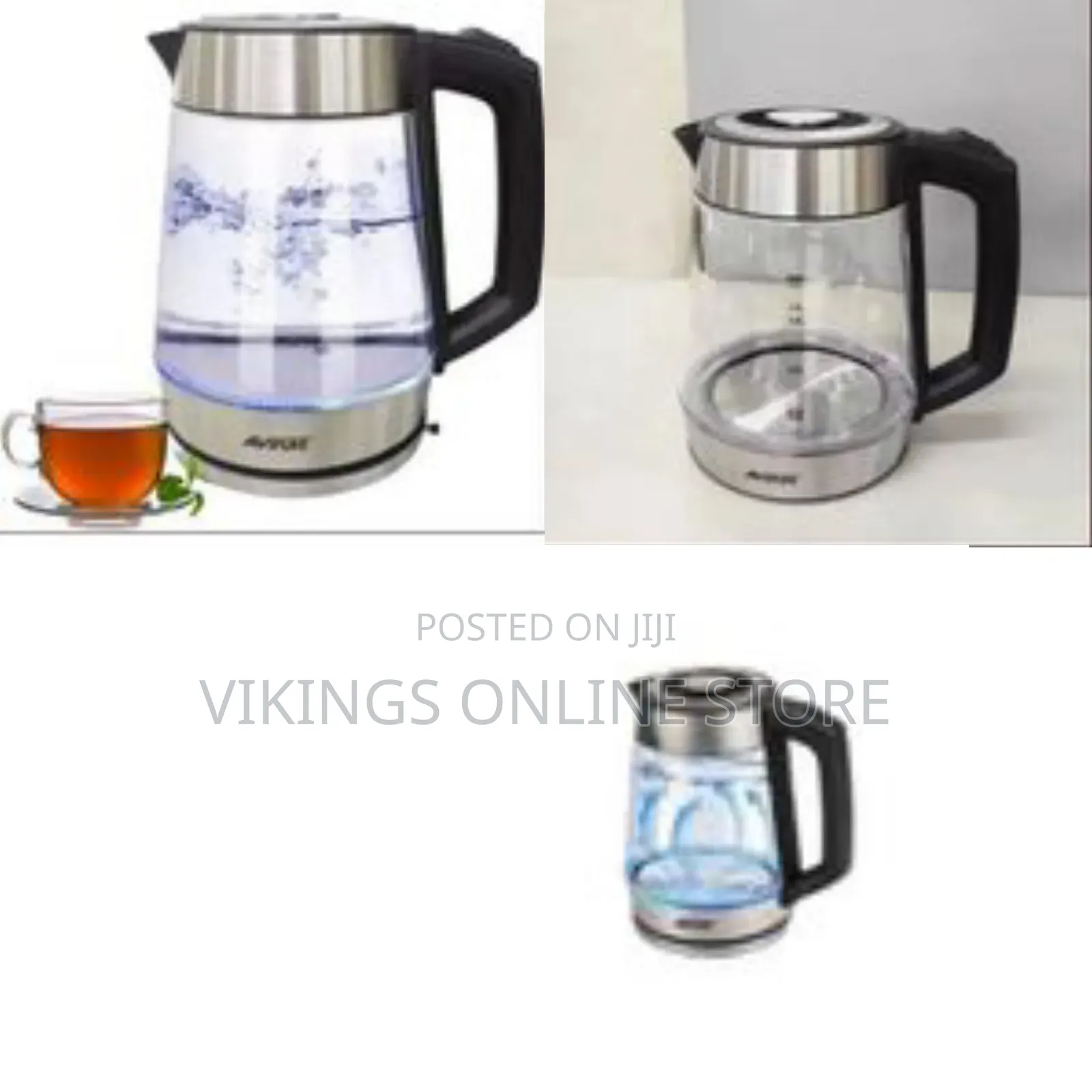 Avinas 2.2 Litre Glass Electric Milk Water Boiling Kettle Boiler Jar