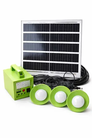 40w Portable Solar Lighting Kit 3 Bulbs