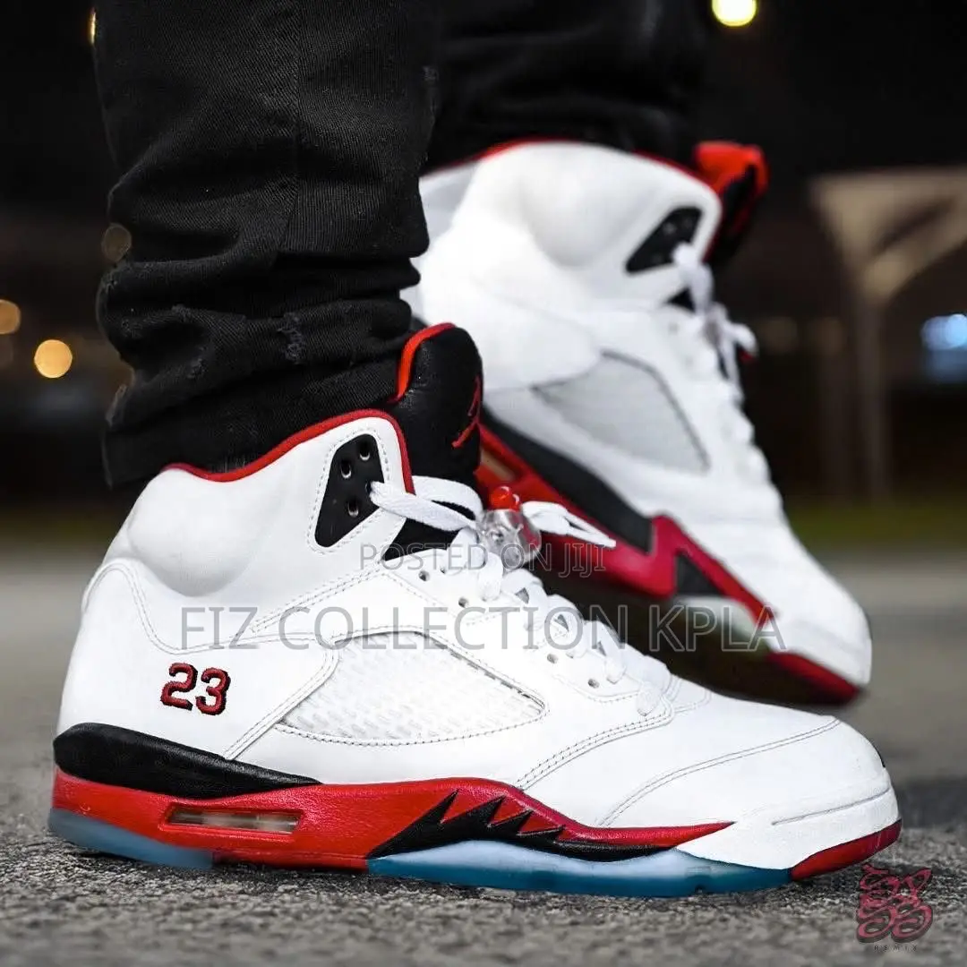 Airjordan 5 Fire Red Black