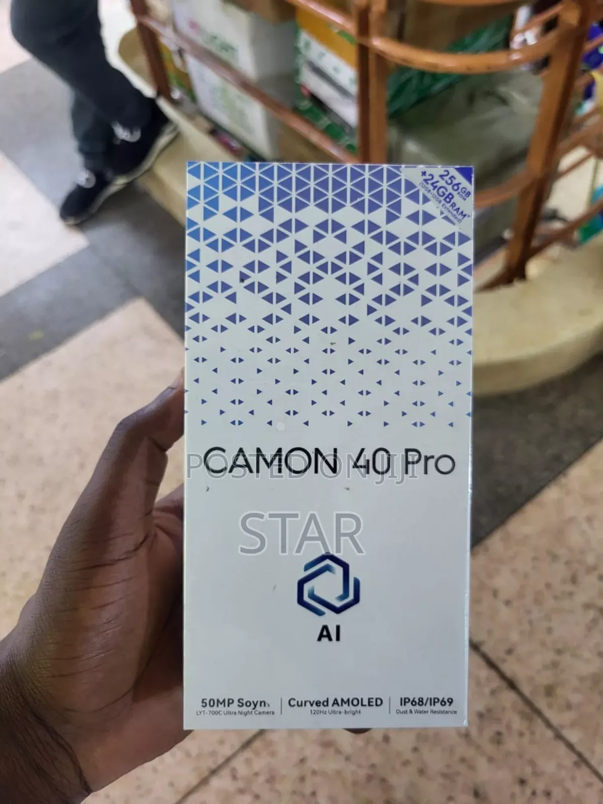 New Tecno Camon 40 Pro 5G 256 GB Gray