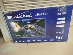 Black Ark Frameless 55 Inches Smart Digital Flat Screen Tv
