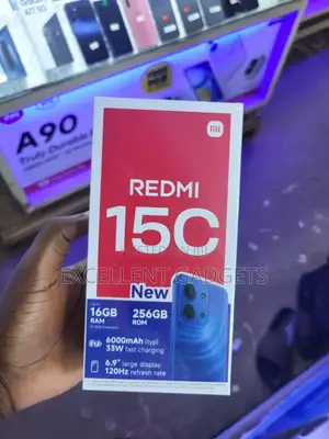New Xiaomi Redmi 15C 4G 256 GB Black