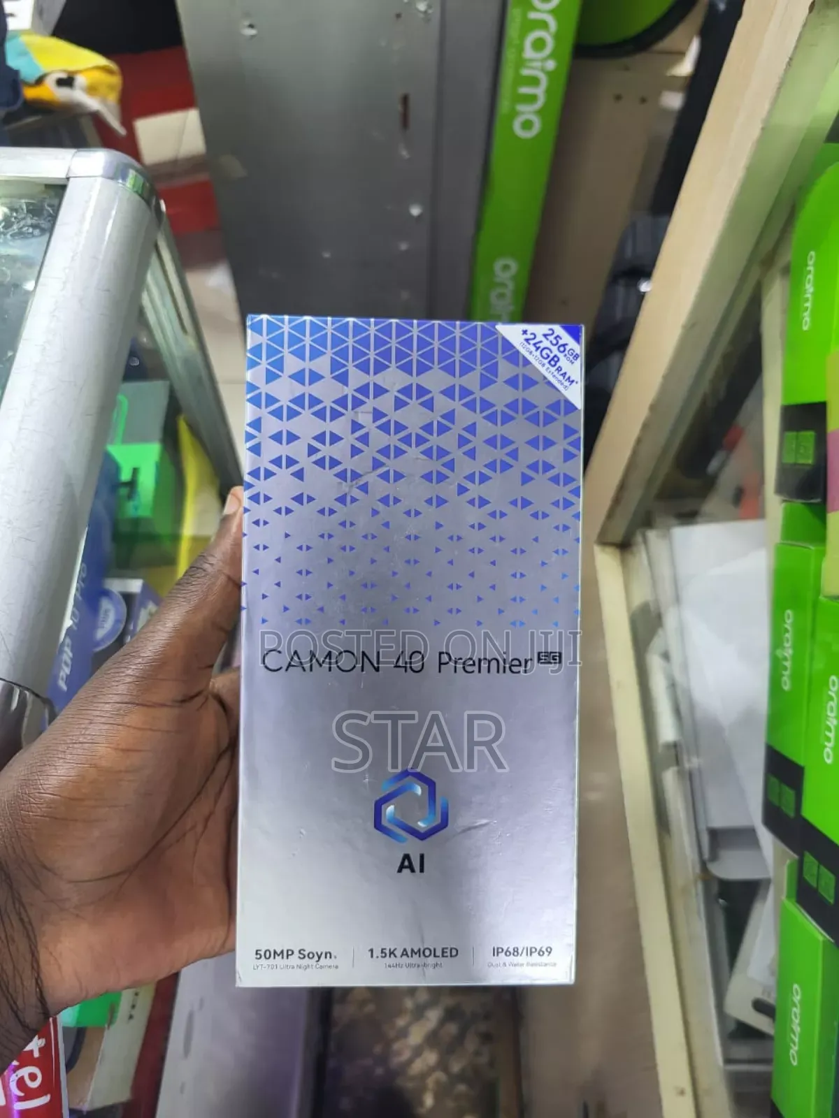 New Tecno Camon 40 Premier 256 GB Gray