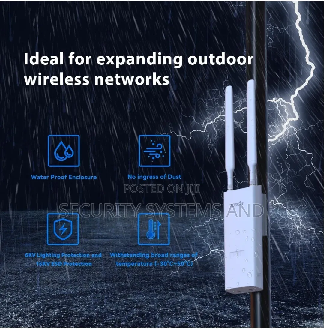 Tenda Ac1200 Outdoor Gigabit Wi-Fi Access Point (Oap1200)- Poe Powered