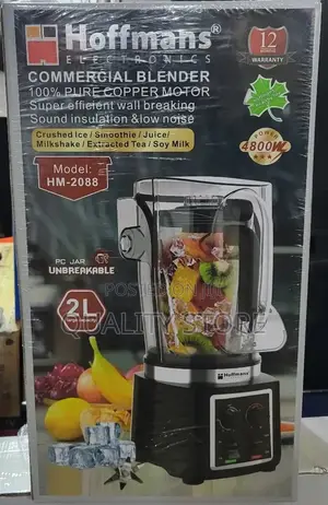 Hoffmans Commercial Electric Blender 2 L Hm-2088